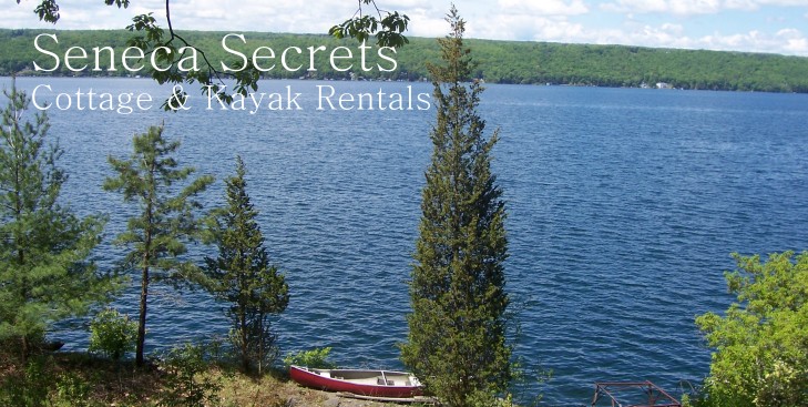 Offering Cottage and Kayak Rentals on Seneca Lake, Finger Lakes, NY